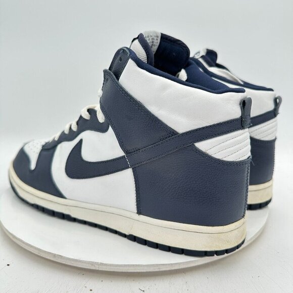 Nike Dunk High Villanova Men Size 11.5 309432 141 Midnight Navy White Shoes - Picture 8 of 15